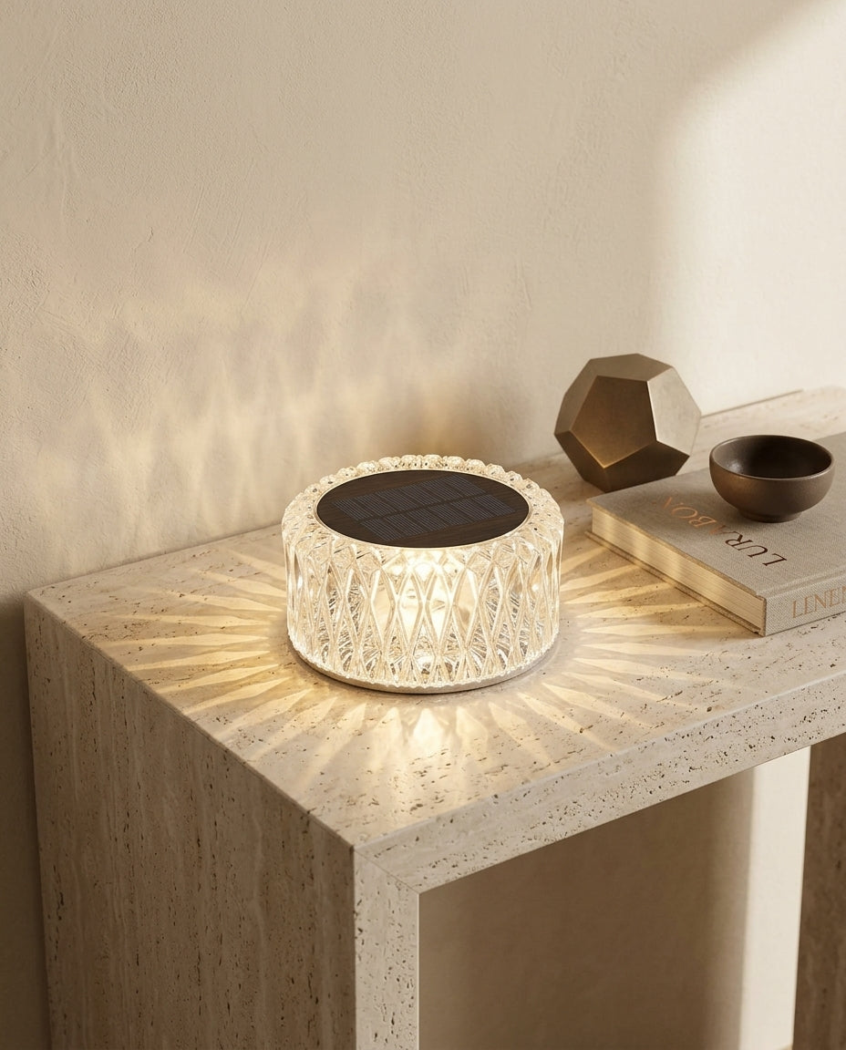 Portable Crystal LED Table Lamp with Touch Control